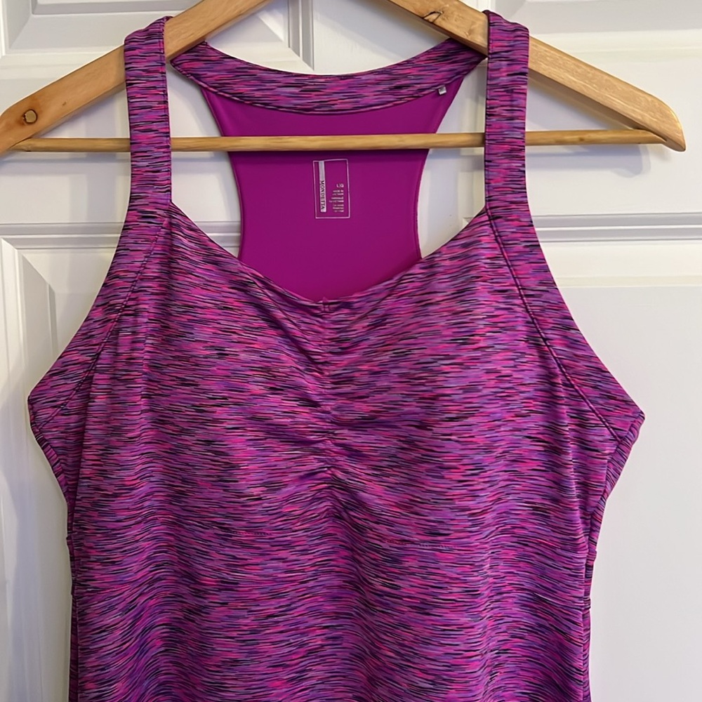 Purple Racer Back Dress - Picture 3 of 12